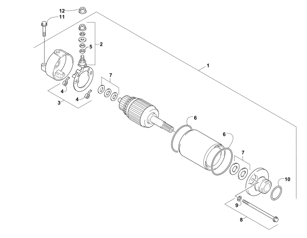 STARTER MOTOR ASSEMBLY