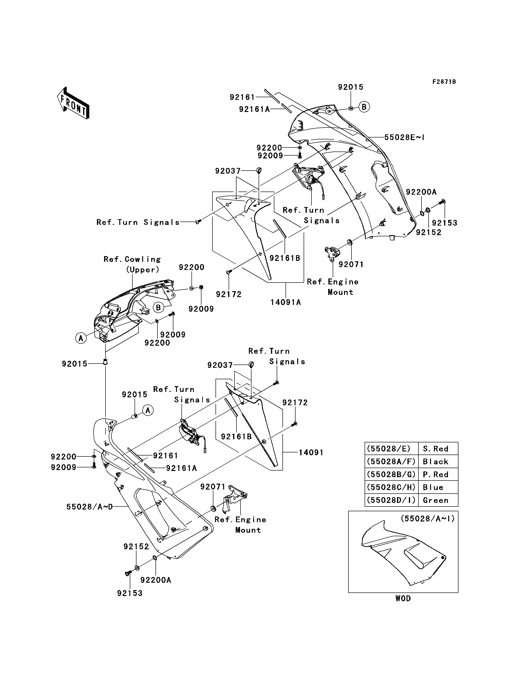 Cowling(Center)(A7F/A8F)