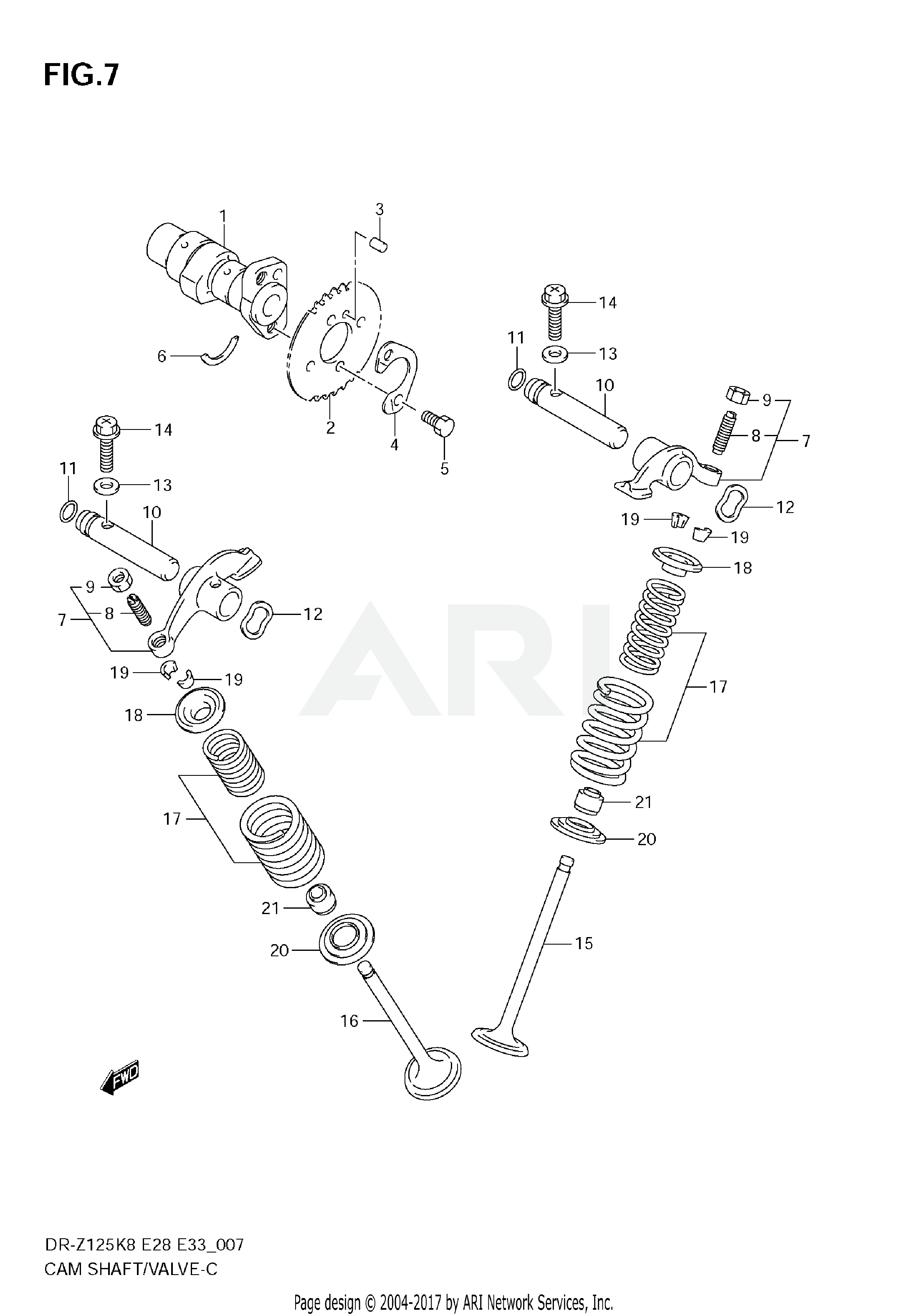 CAM SHAFT - VALVE