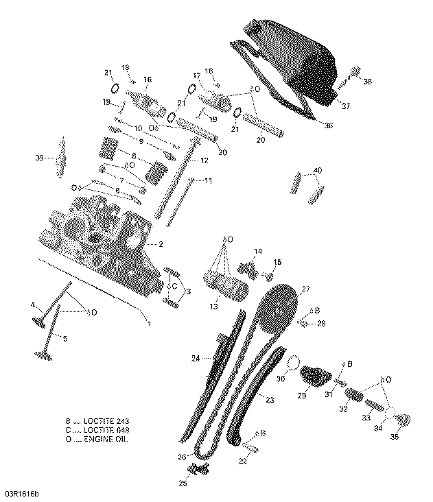 Cylinder Head, Rear - 650 EFI