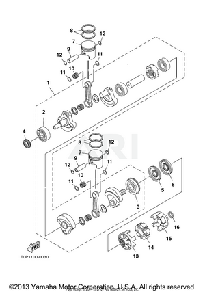 CRANKSHAFT. PISTON