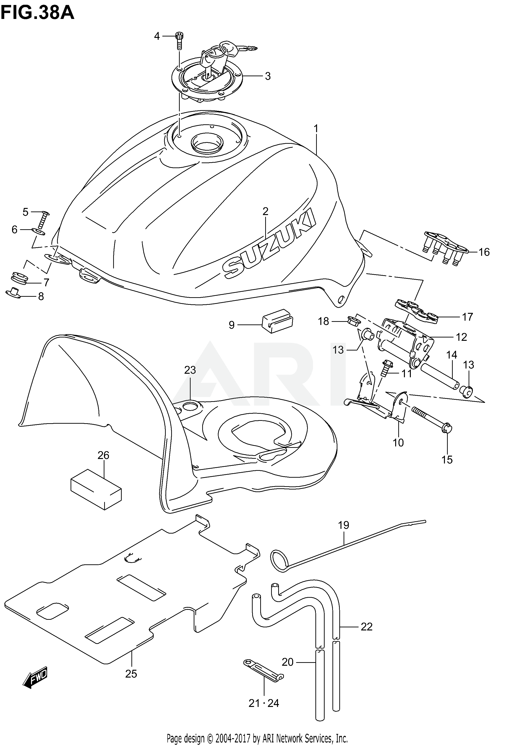 FUEL TANK (SV1000K3)