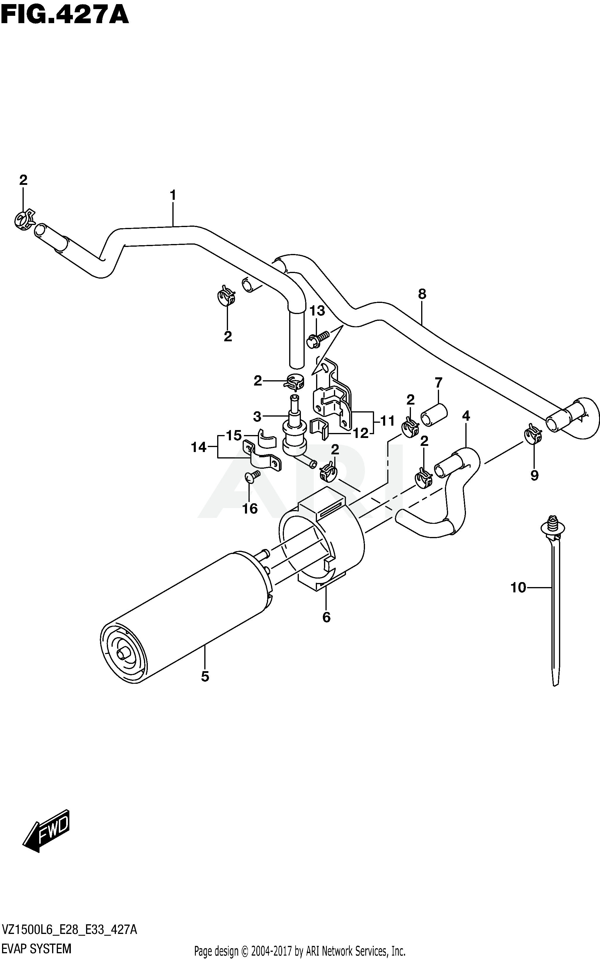 EVAP SYSTEM (VZ1500L6 E33)