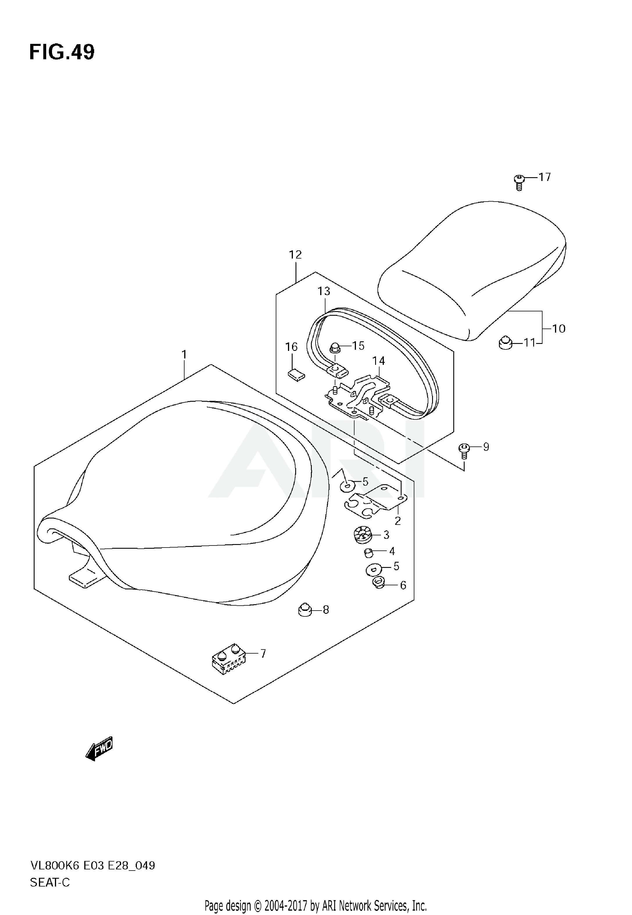 SEAT (VL800K6/K7/K8)