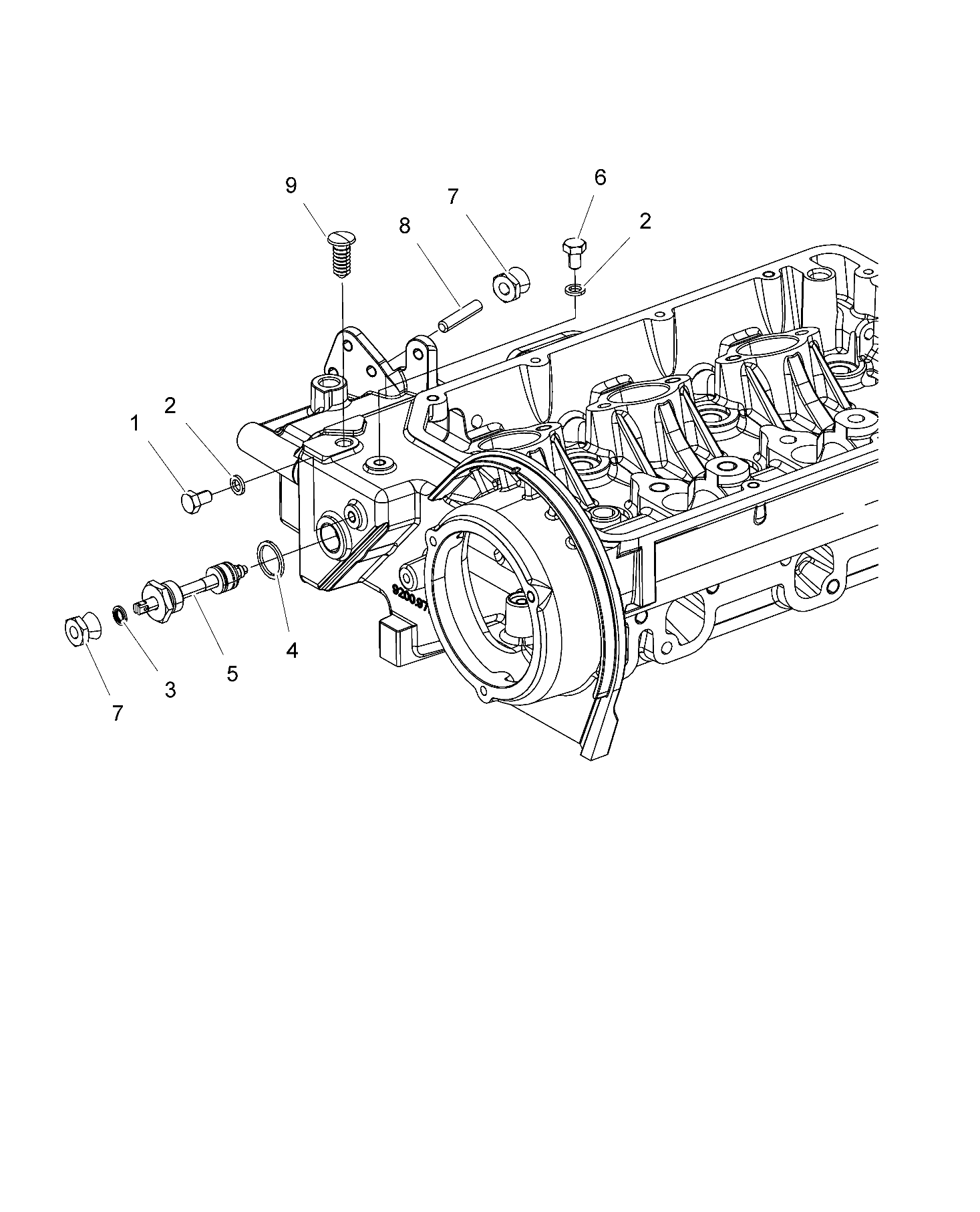 ENGINE, ACCELERATOR CONTROL (WITHOUT LEVER) - R16RTED1F1 (49RGRACCELERETOR15DSL)