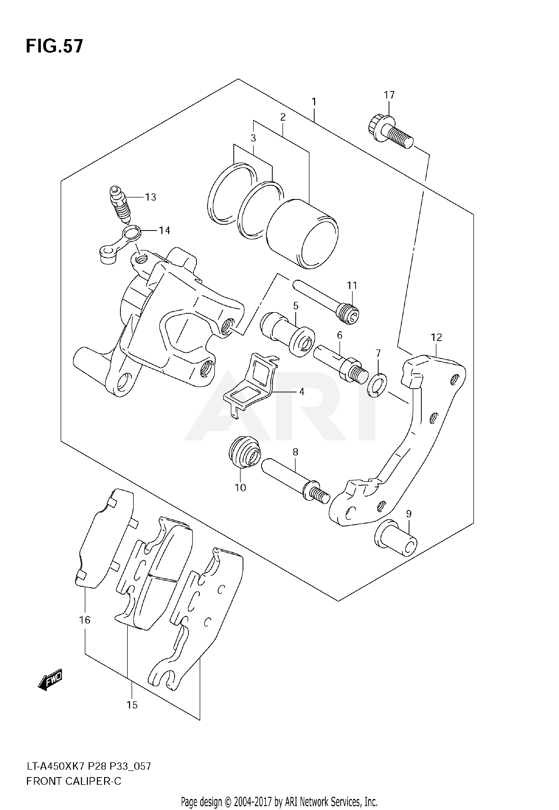 FRONT CALIPER