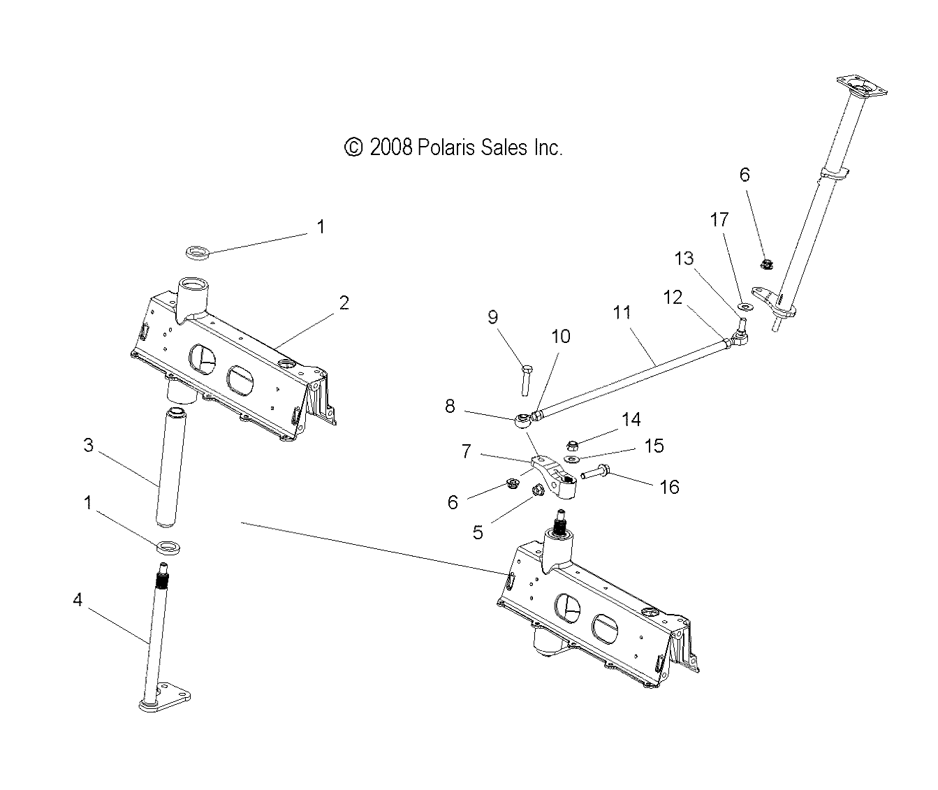 STEERING, DRAG LINK - S09PP7FS/FE (49SNOWSTEERINGDRGLK09IQTRBO)