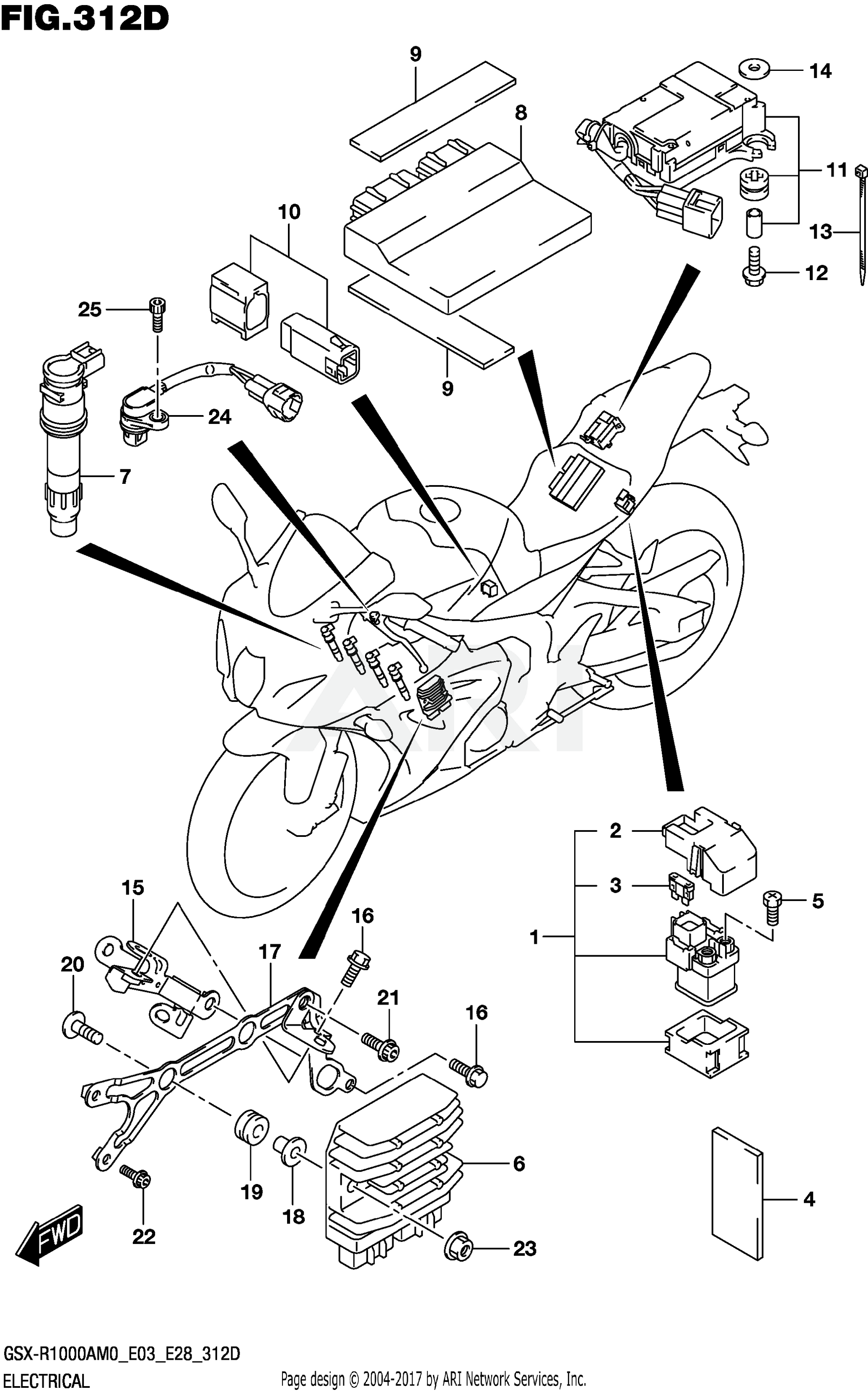 ELECTRICAL (GSX-R1000RA,GSX-R1000RZA:E03,E28)