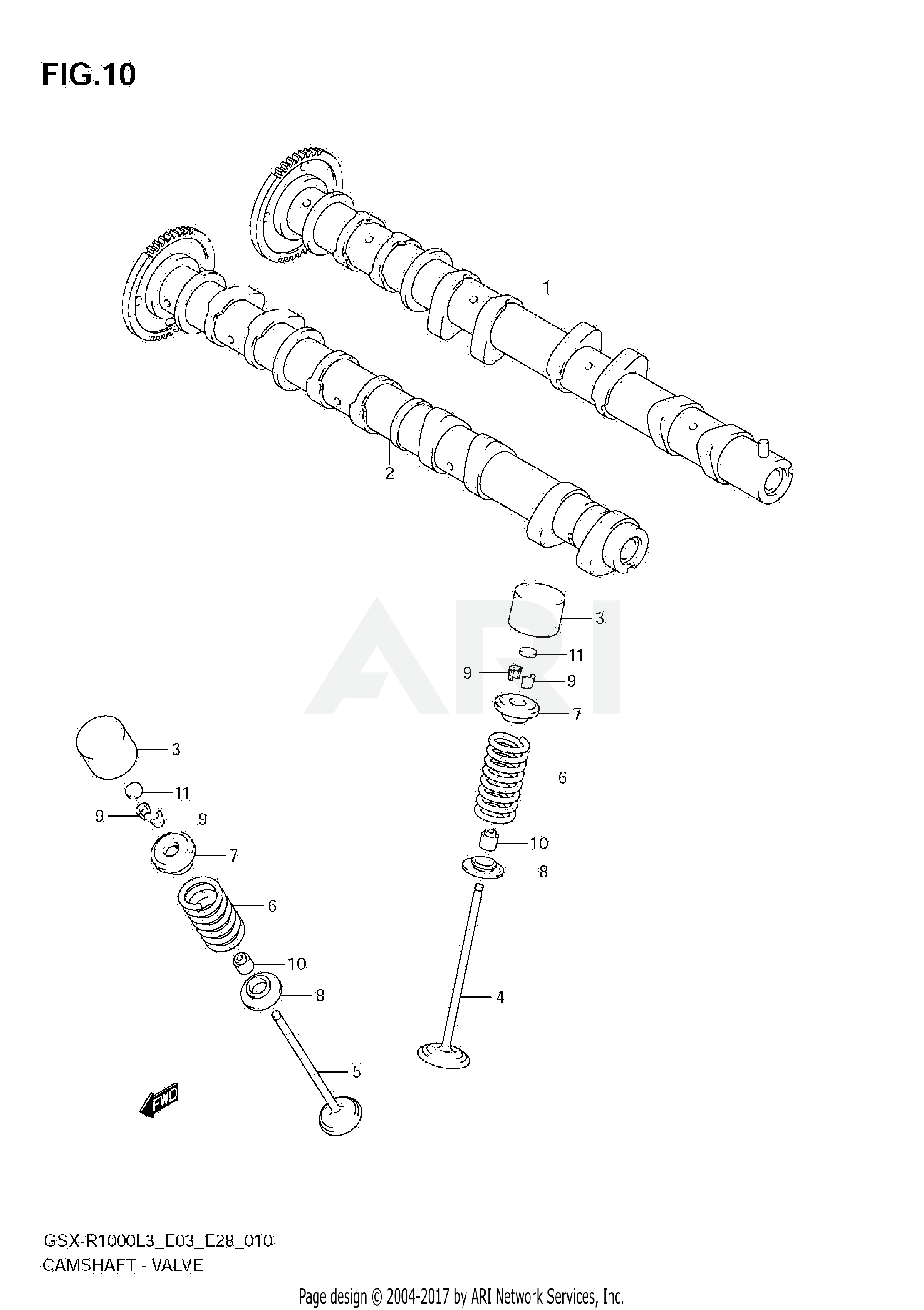 CAMSHAFT - VALVE