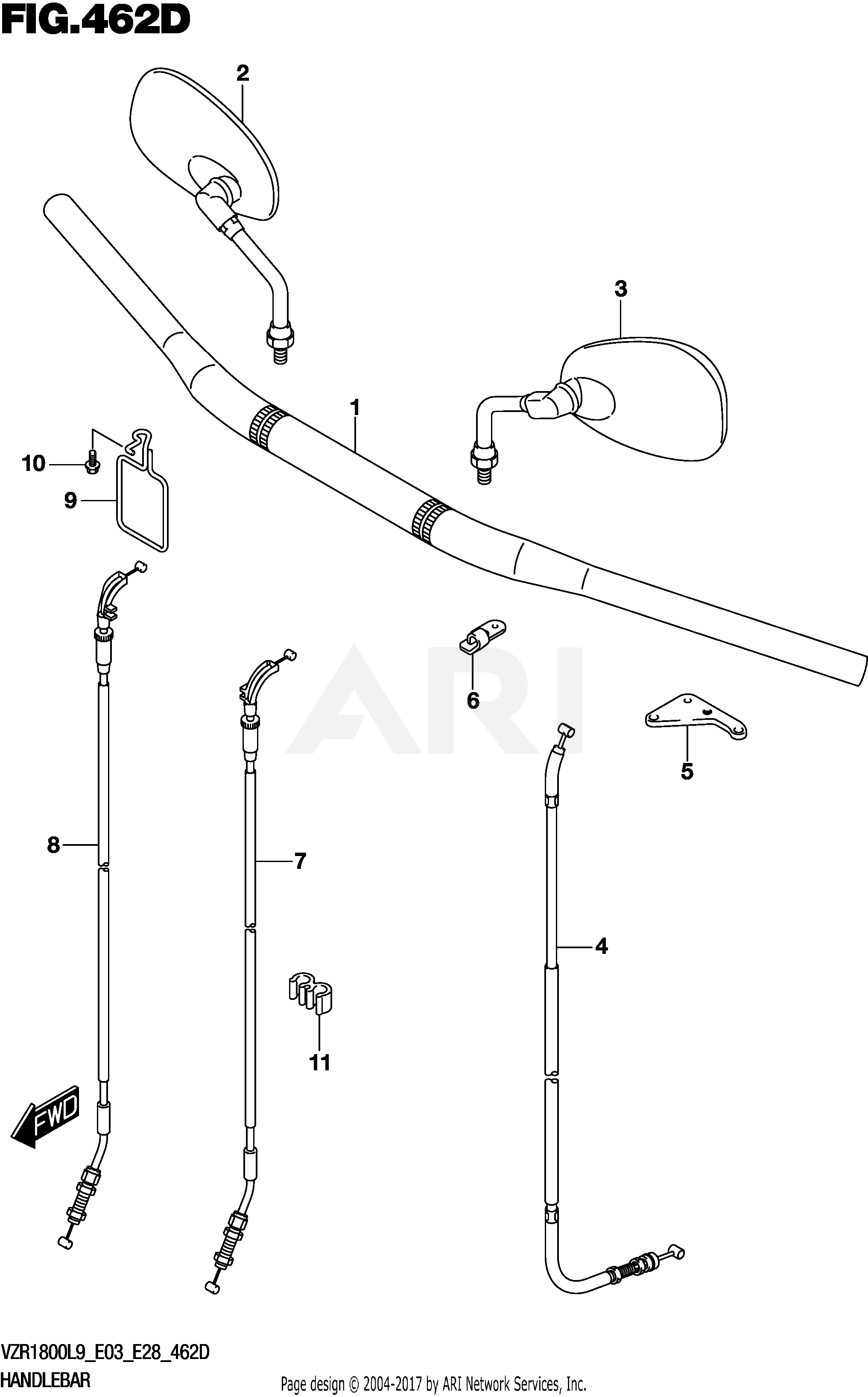 HANDLEBAR (VZR1800BZL9 E33)