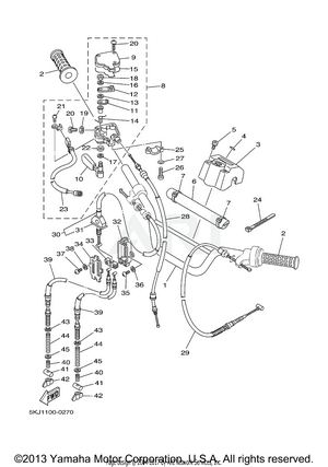 STEERING HANDLE CABLE