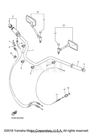 STEERING HANDLE CABLE