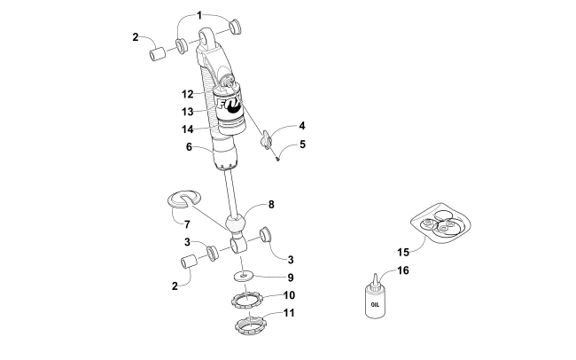 FRONT SUSPENSION SHOCK ABSORBER