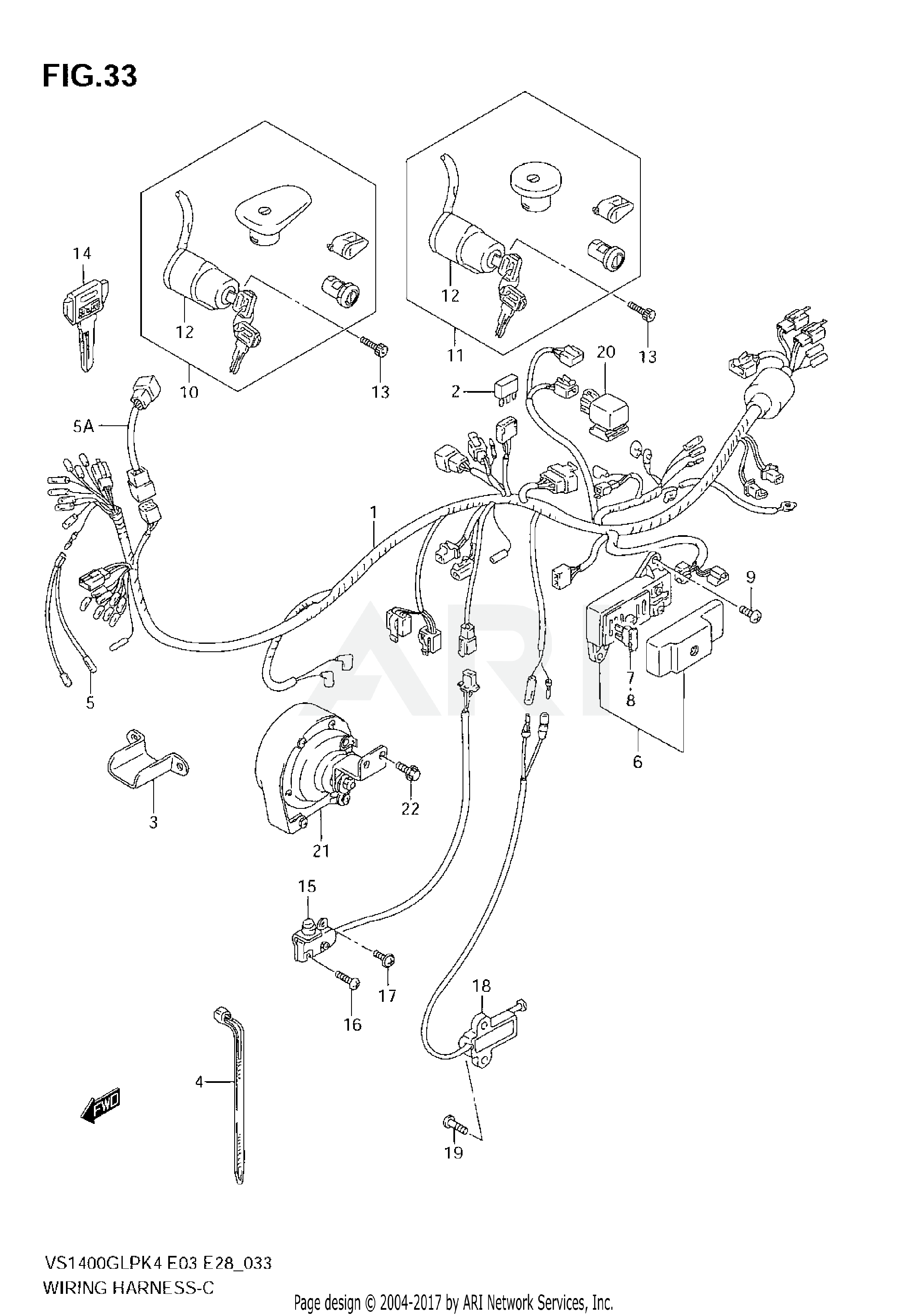 WIRING HARNESS (VS1400GLPK4)