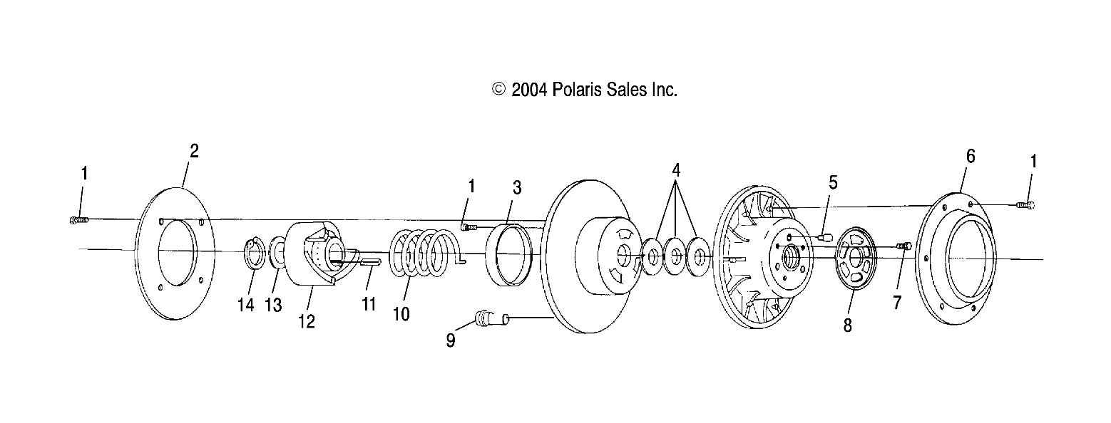 DRIVEN CLUTCH - S05ND4BS (4992649264B11)