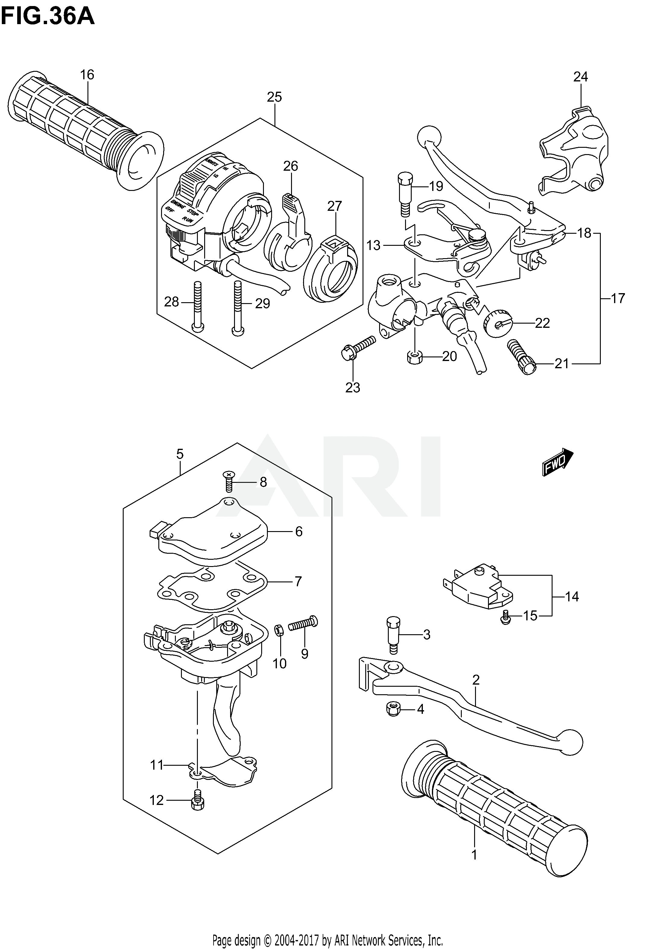 HANDLE LEVER (MODEL K4)