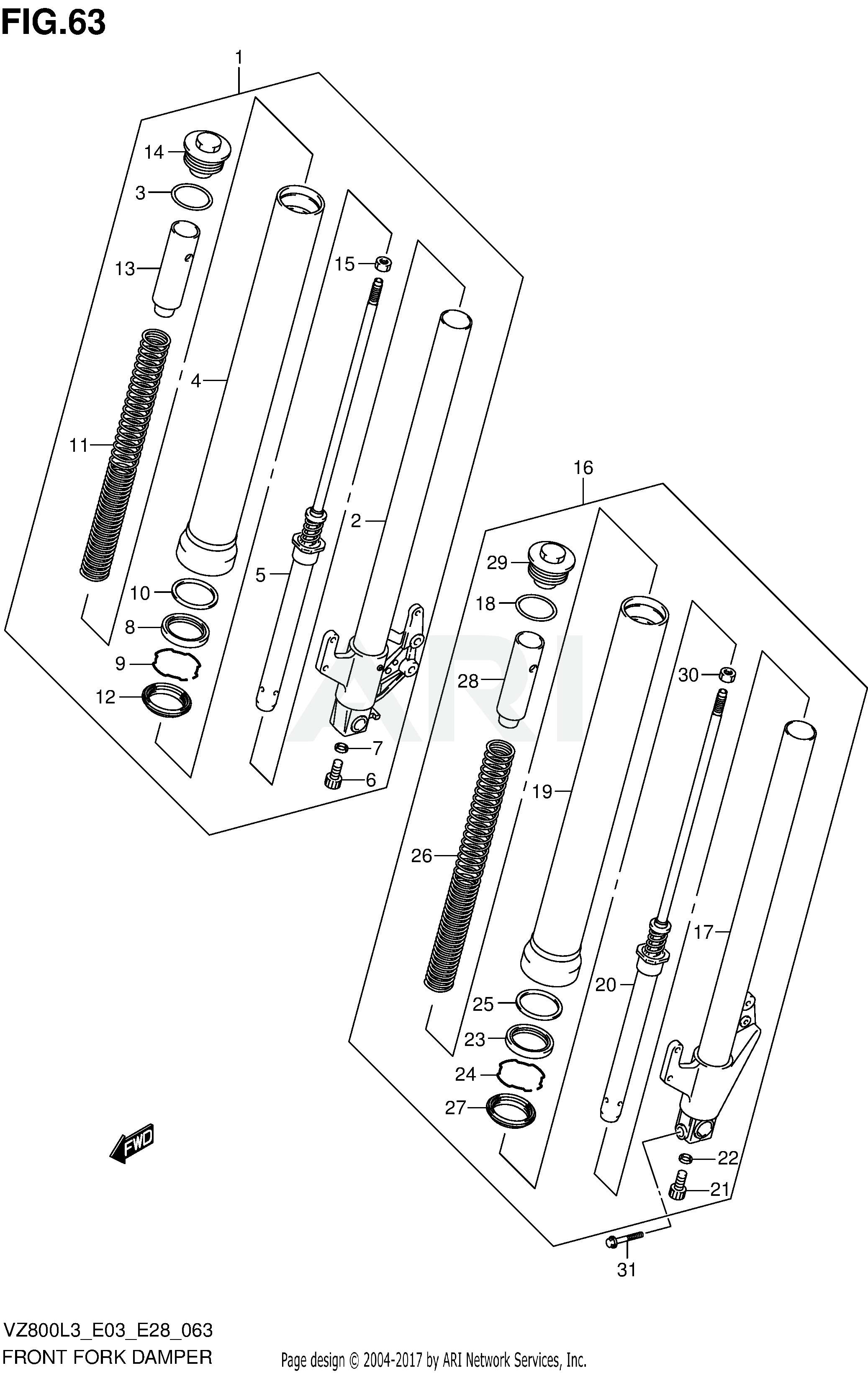 FRONT FORK DAMPER