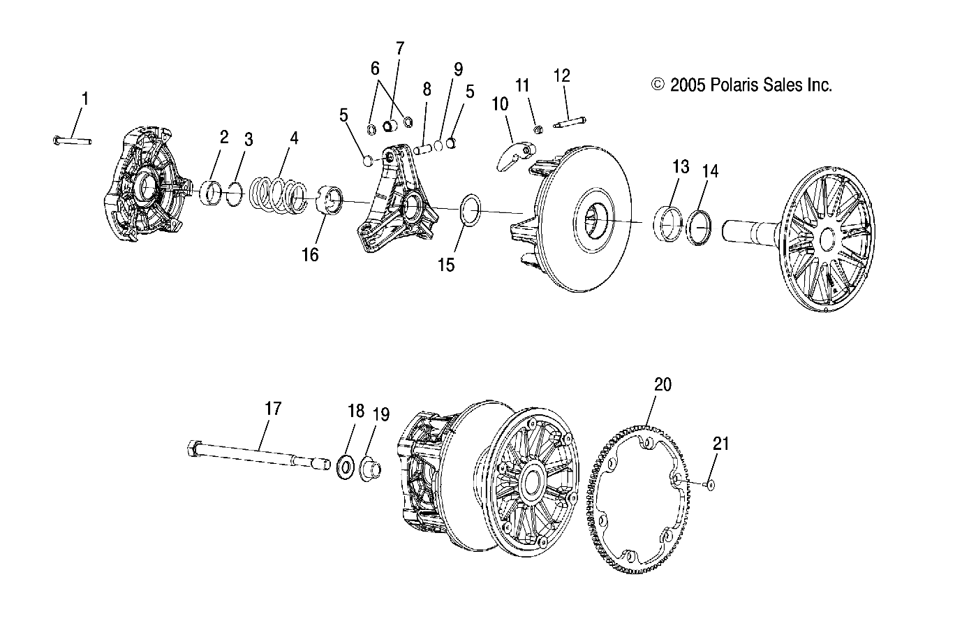 DRIVE CLUTCH - S06PT7HS (4997539753C05)