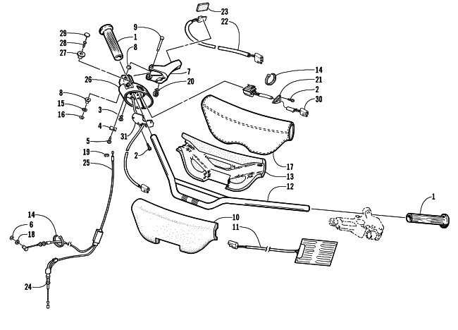 HANDLEBAR AND CONTROLS