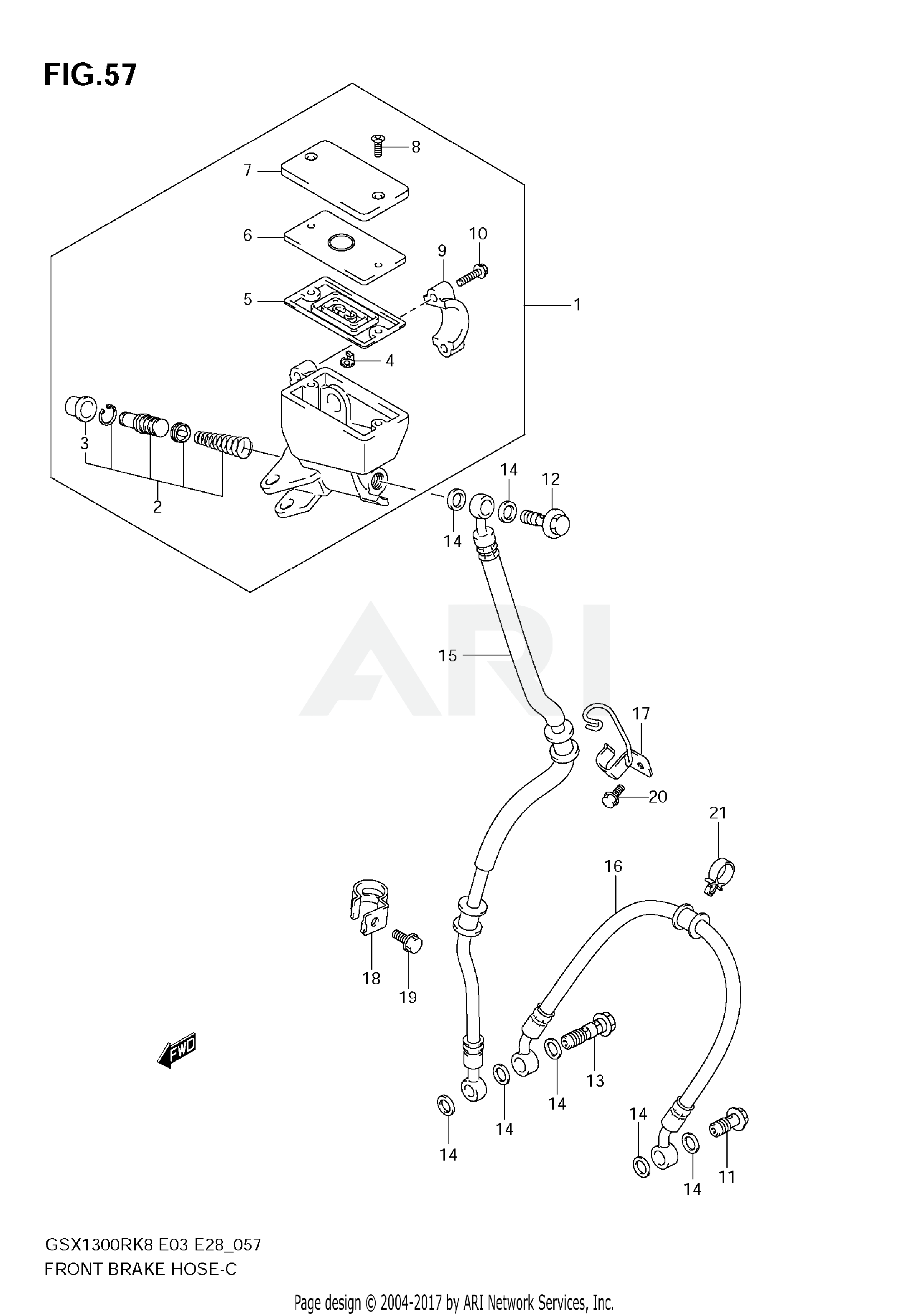 FRONT BRAKE HOSE