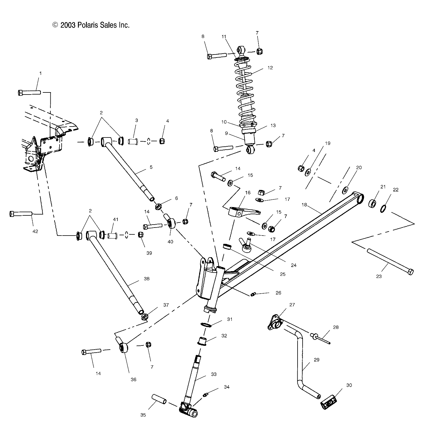 FRONT SUSPENSION - S04ND6ES/ESA/ESB (4988638863B01)