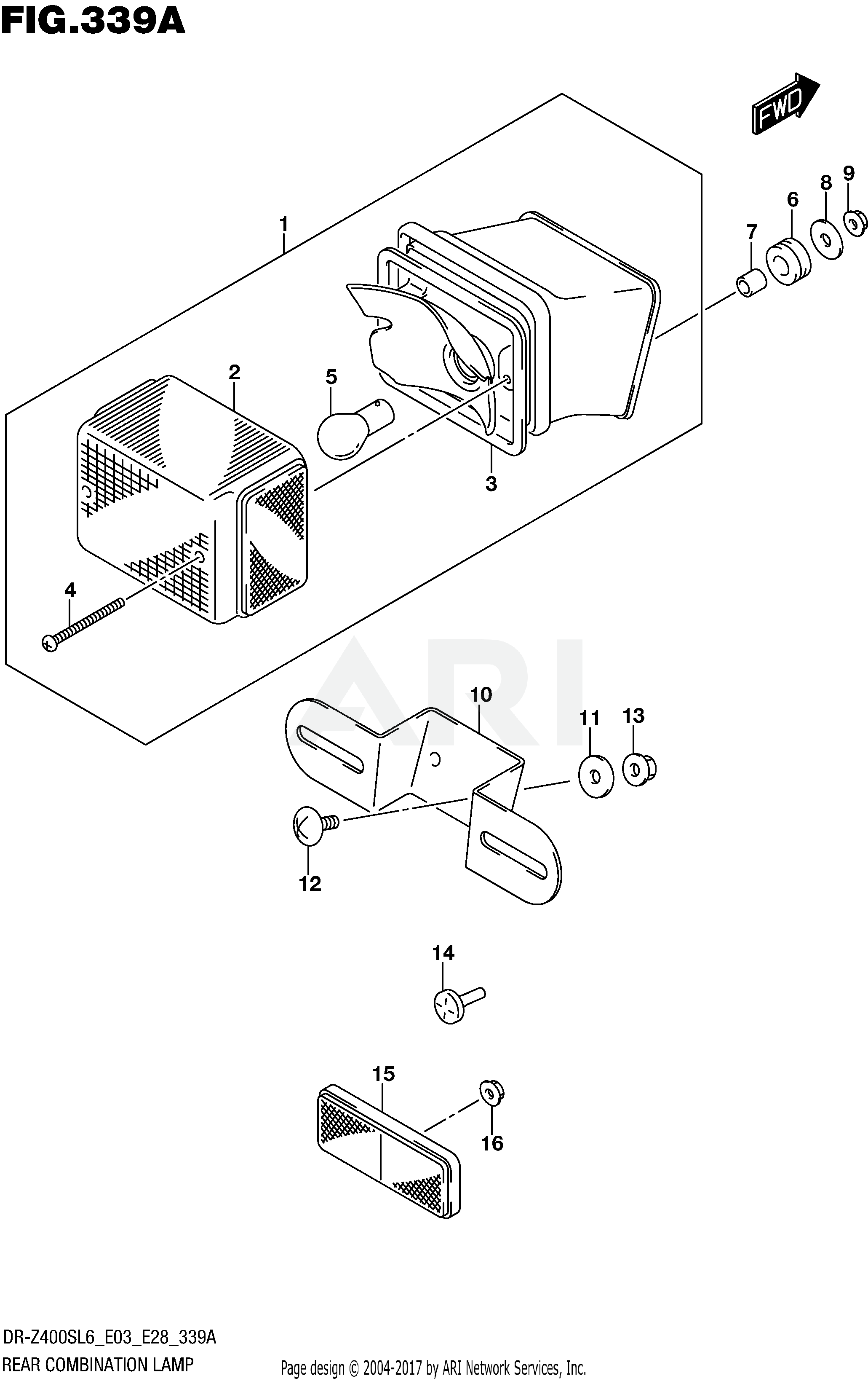 REAR COMBINATION LAMP