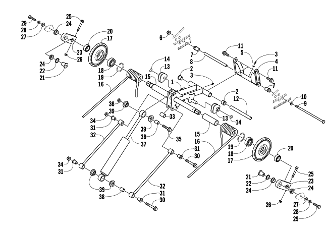 REAR SUSPENSION REAR ARM ASSEMBLY