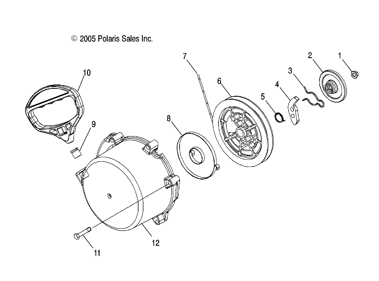 RECOIL STARTER - S06PS6FS/FSA (4997459745D07)