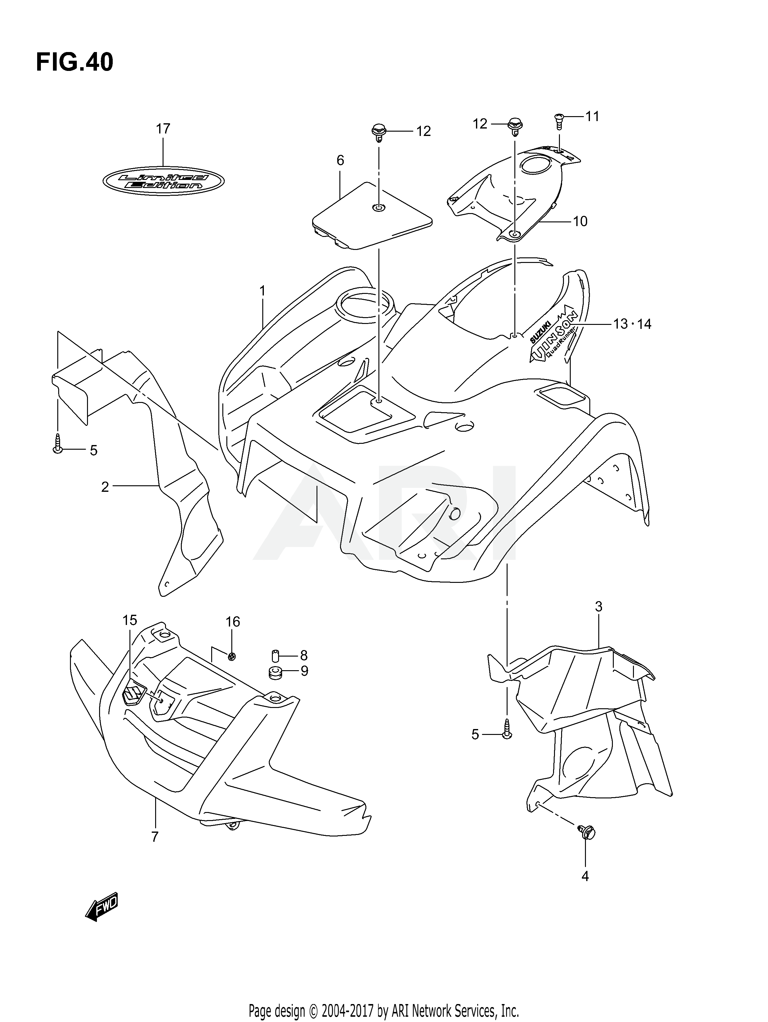 FRONT FENDER (MODEL K4)