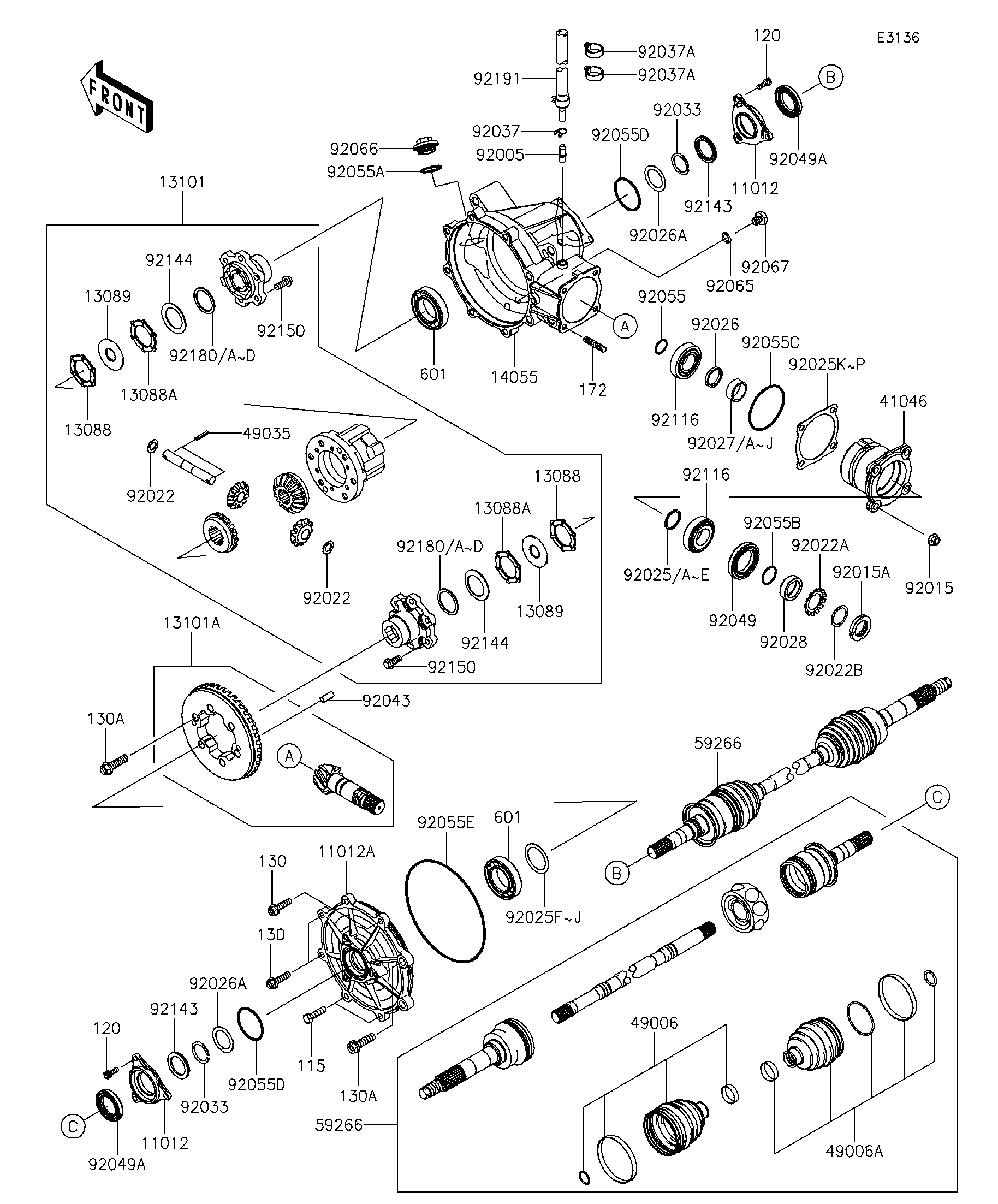 Drive Shaft-Front