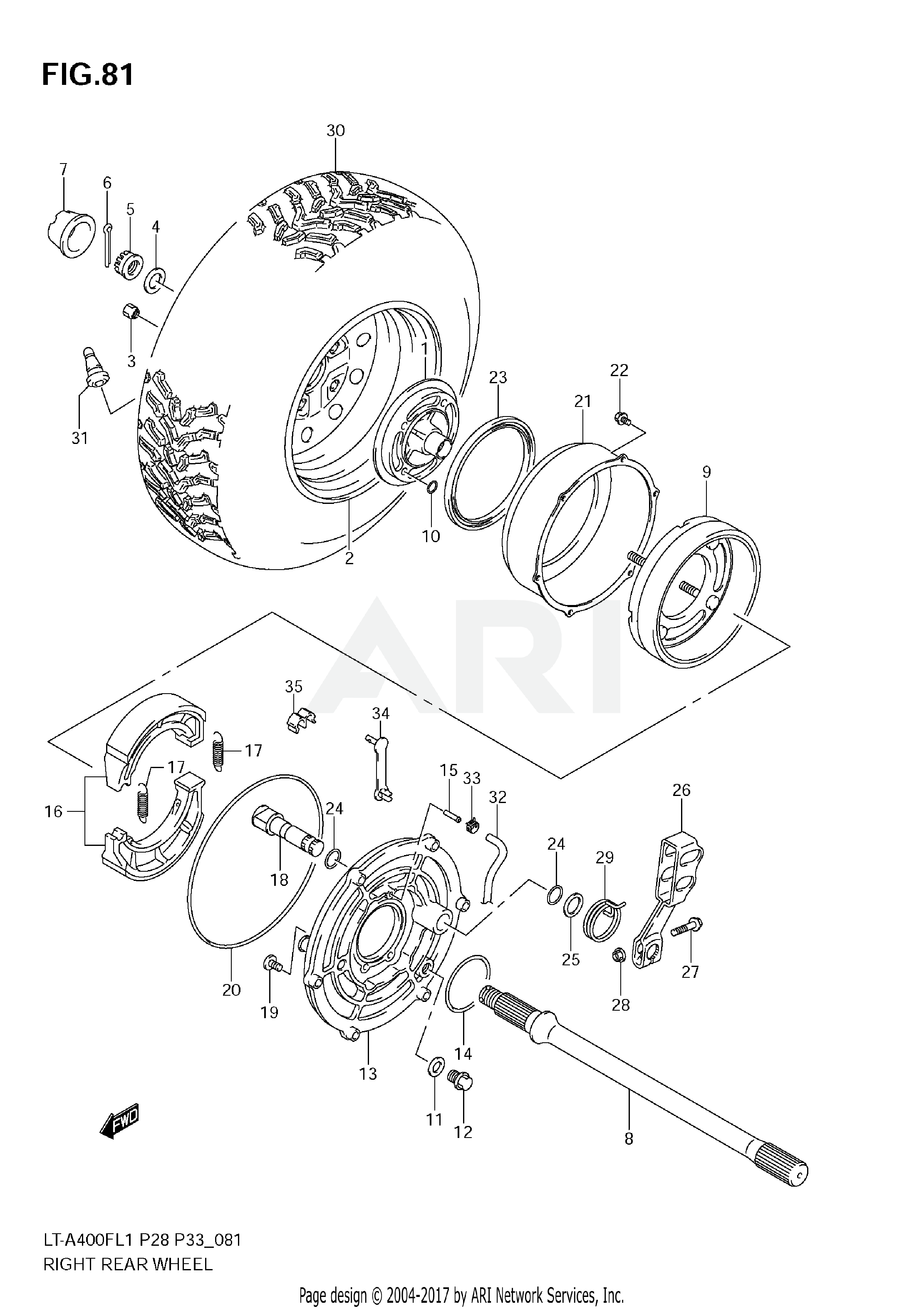 RIGHT REAR WHEEL