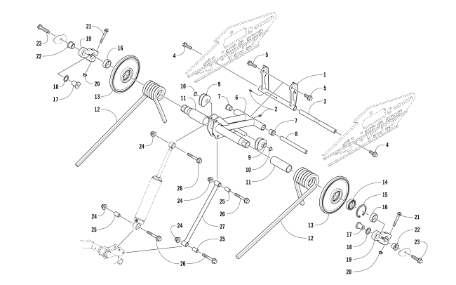 REAR SUSPENSION REAR ARM ASSEMBLY