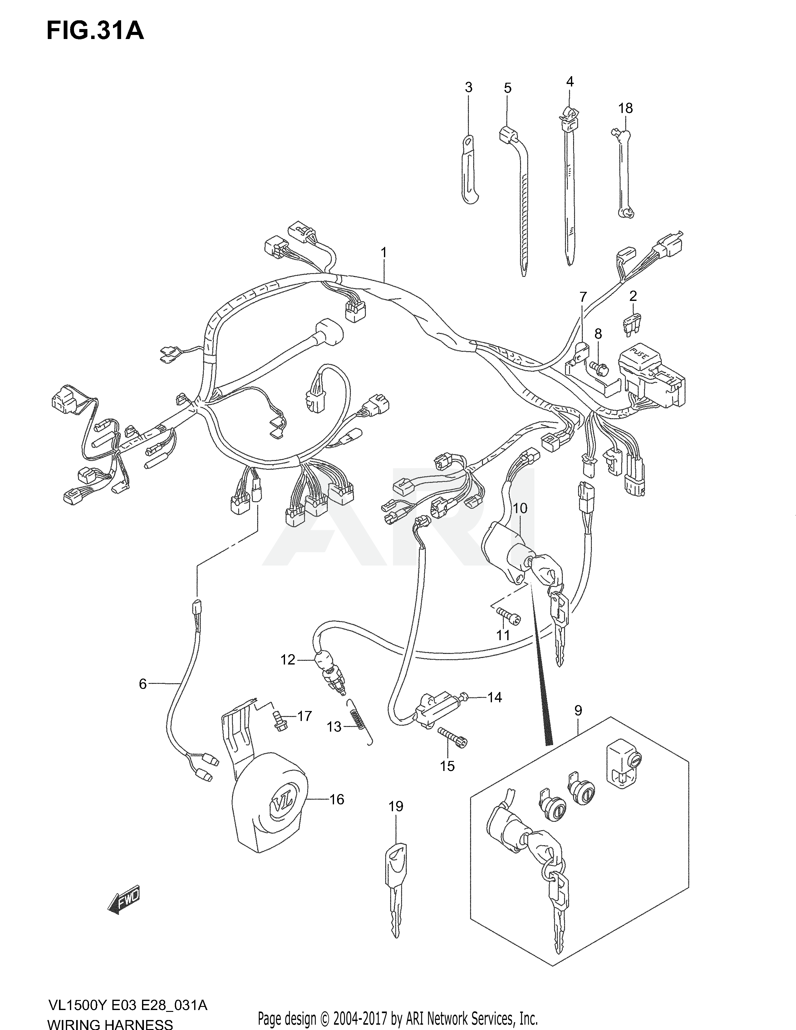 WIRING HARNESS (MODEL Y/K1/K2)