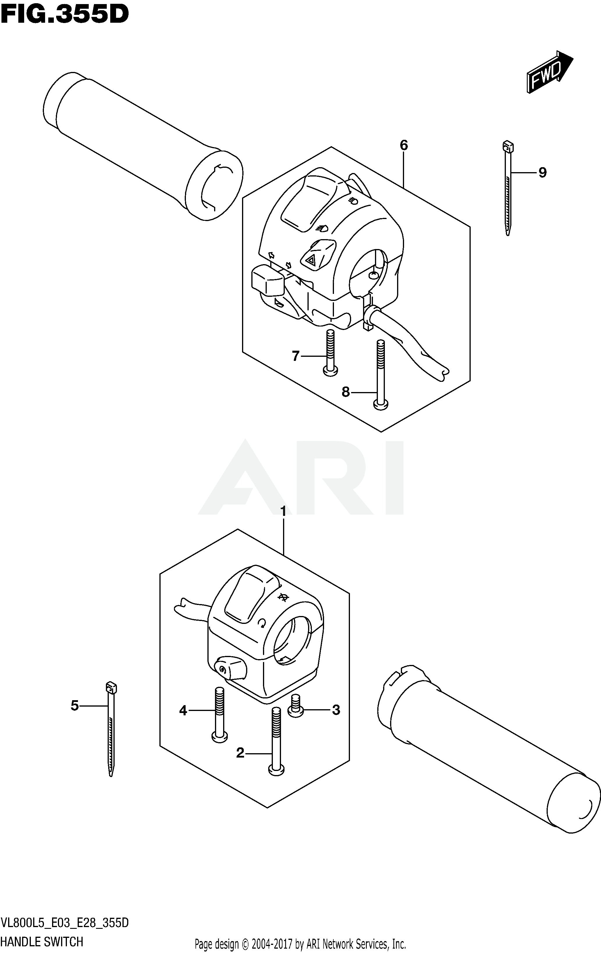 HANDLE SWITCH (VL800TL5 E28)