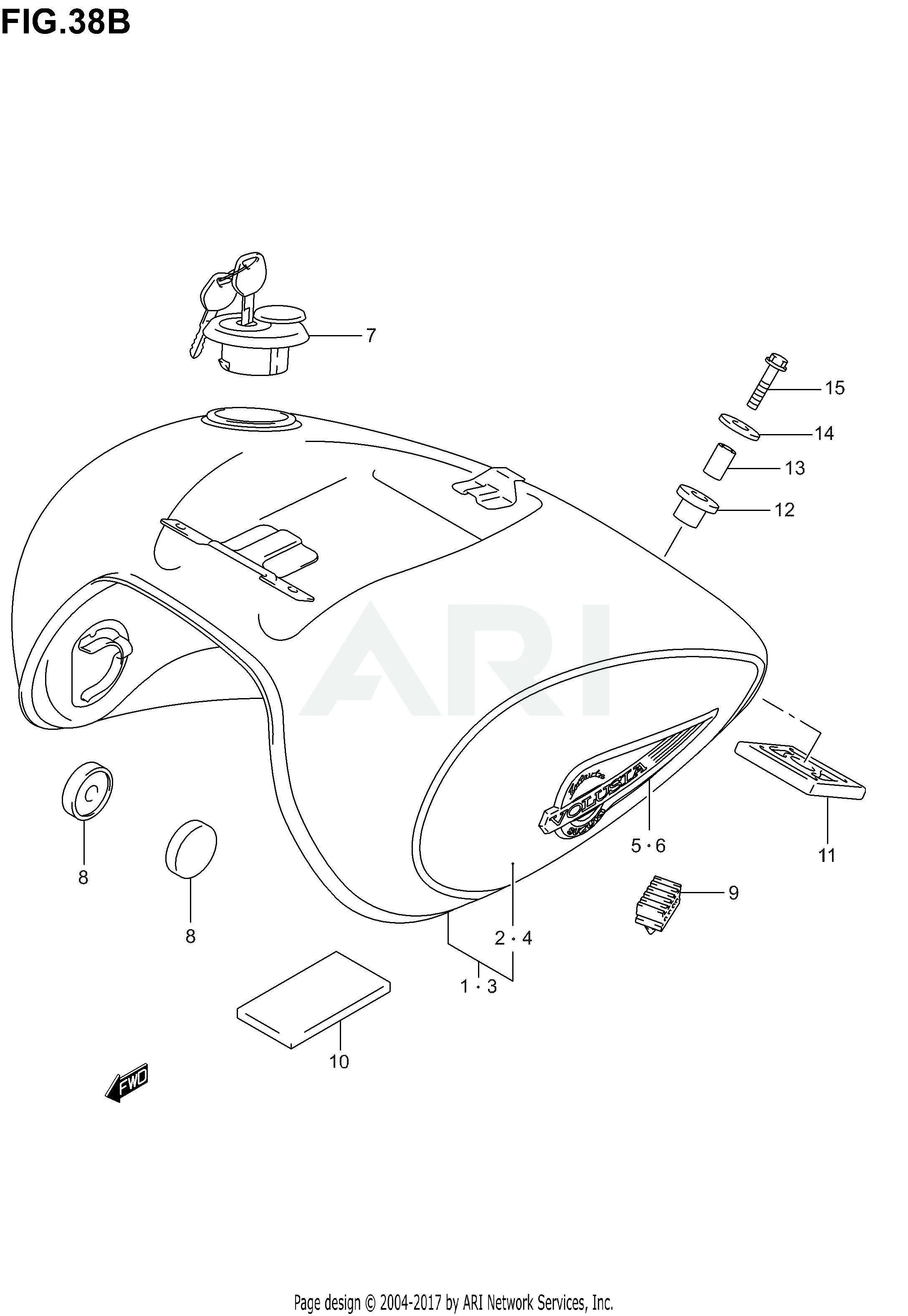 FUEL TANK (MODEL K3)