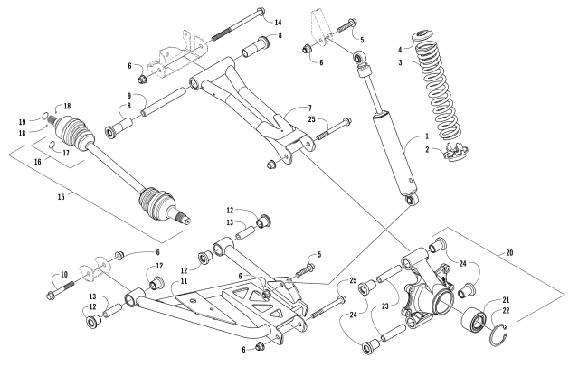 REAR SUSPENSION ASSEMBLY