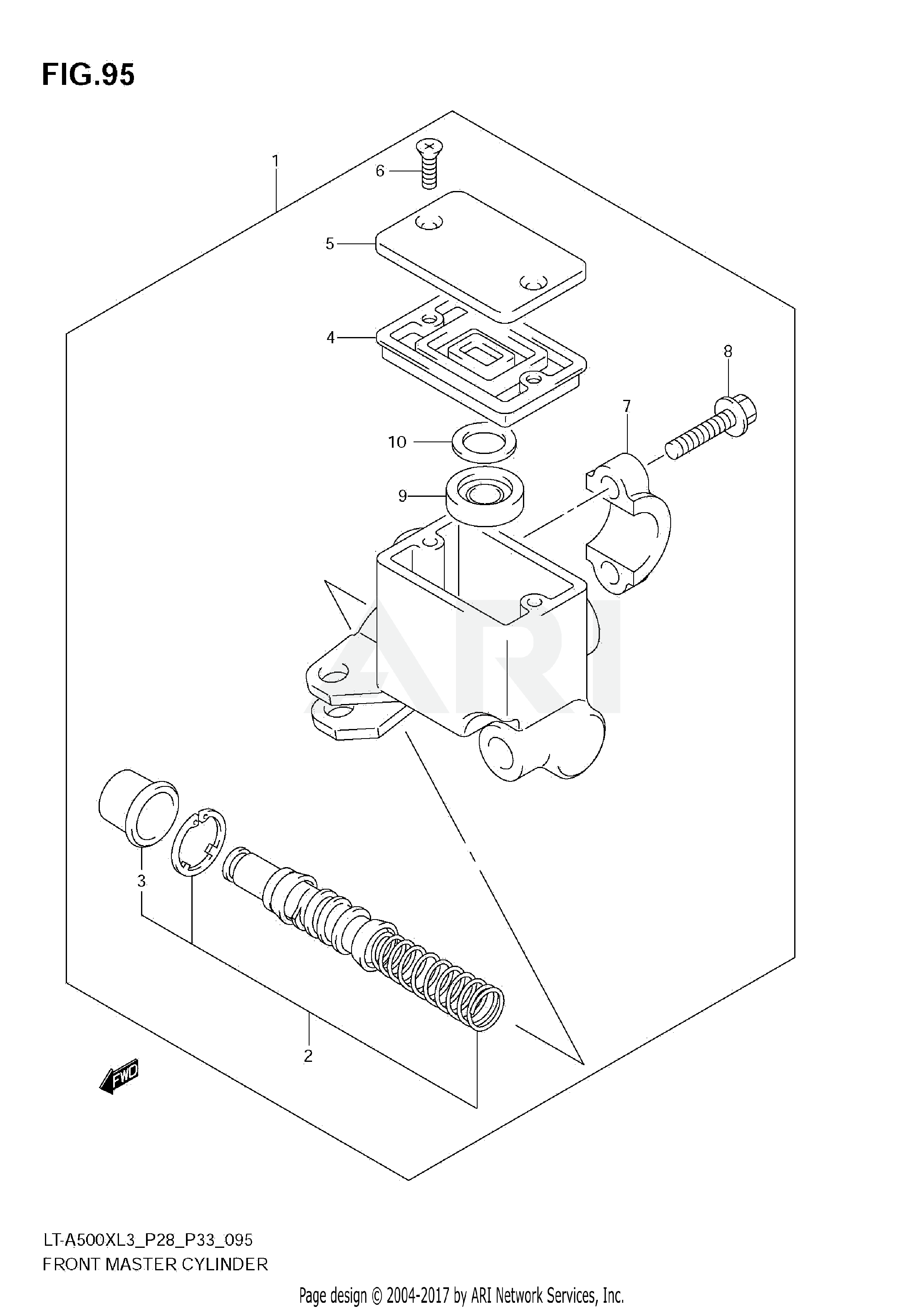 FRONT MASTER CYLINDER