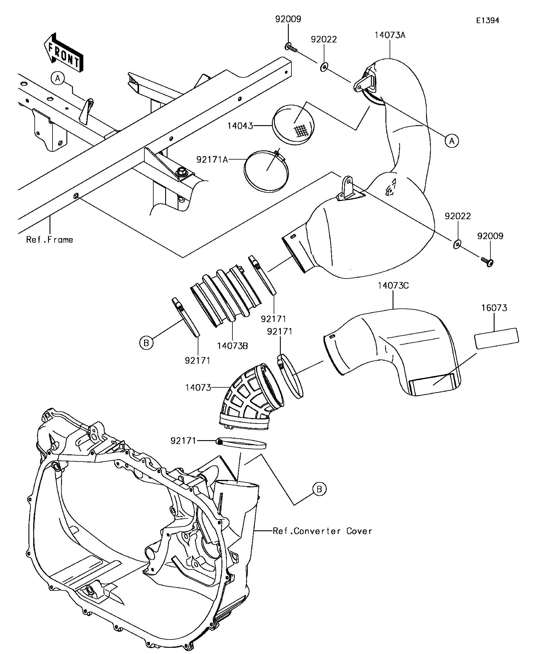 Air Cleaner-Belt Converter