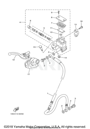 FRONT MASTER CYLINDER