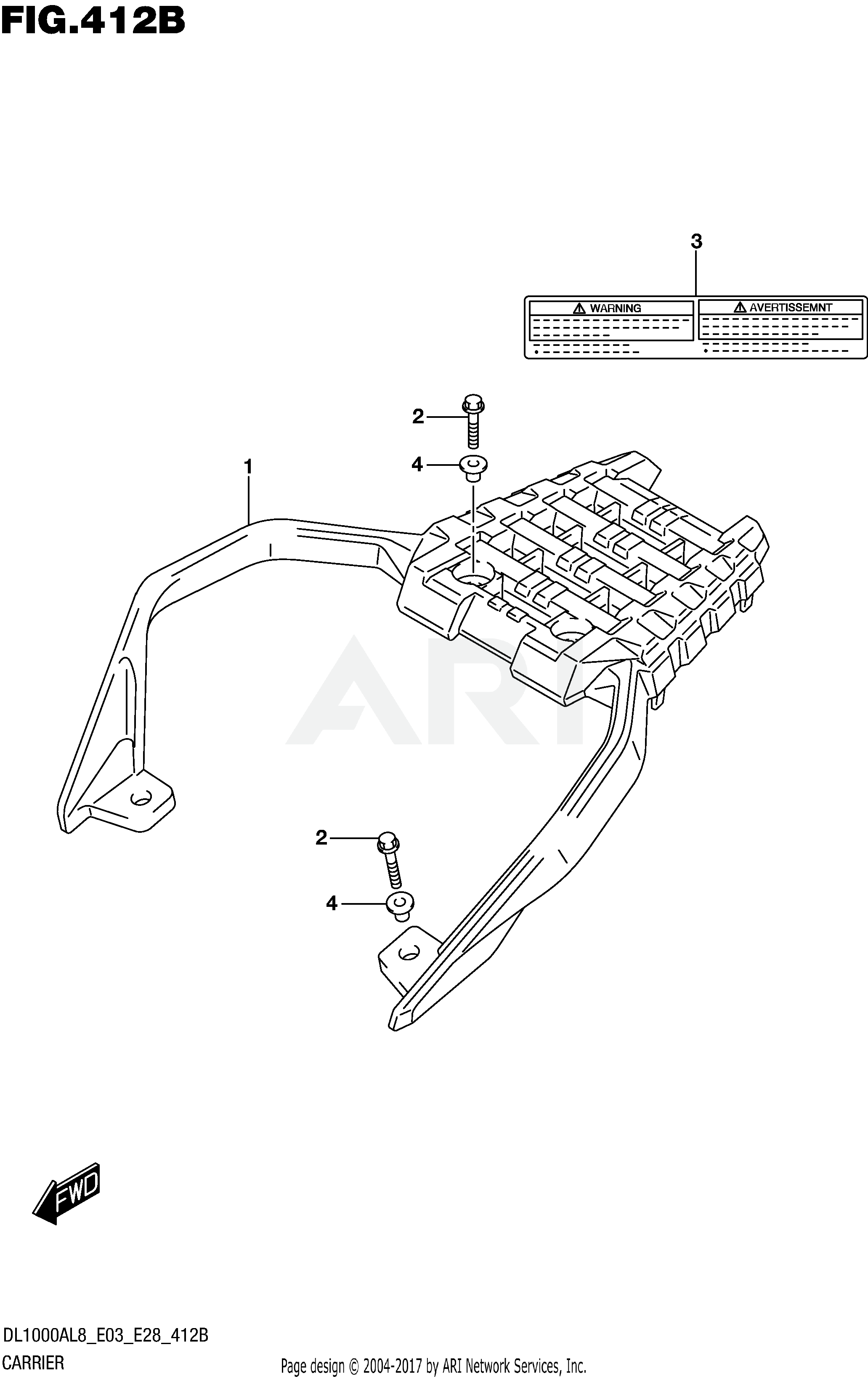 CARRIER (DL1000AL8 E28)