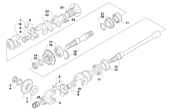 SECONDARY DRIVE ASSEMBLY