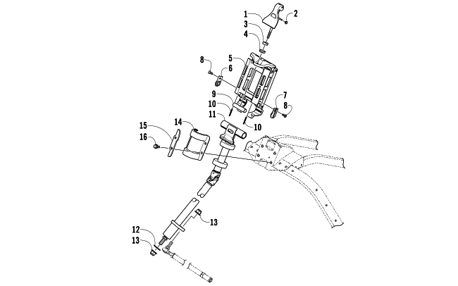 STEERING POST ASSEMBLY