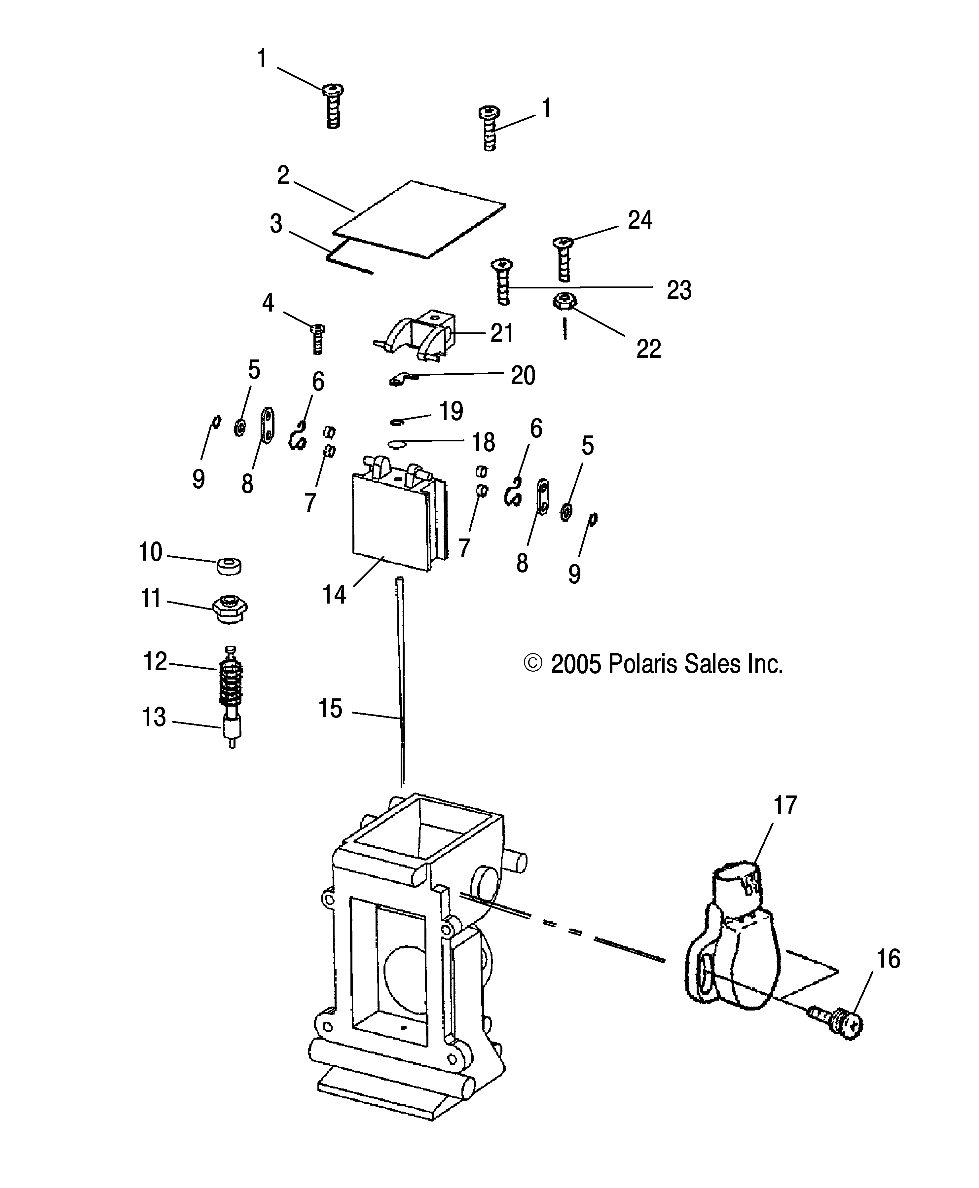 CARBURETOR, UPPER - S06PS6FS/ESA (4997459745D01)