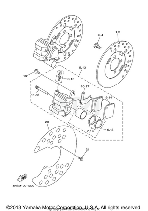 FRONT BRAKE CALIPER