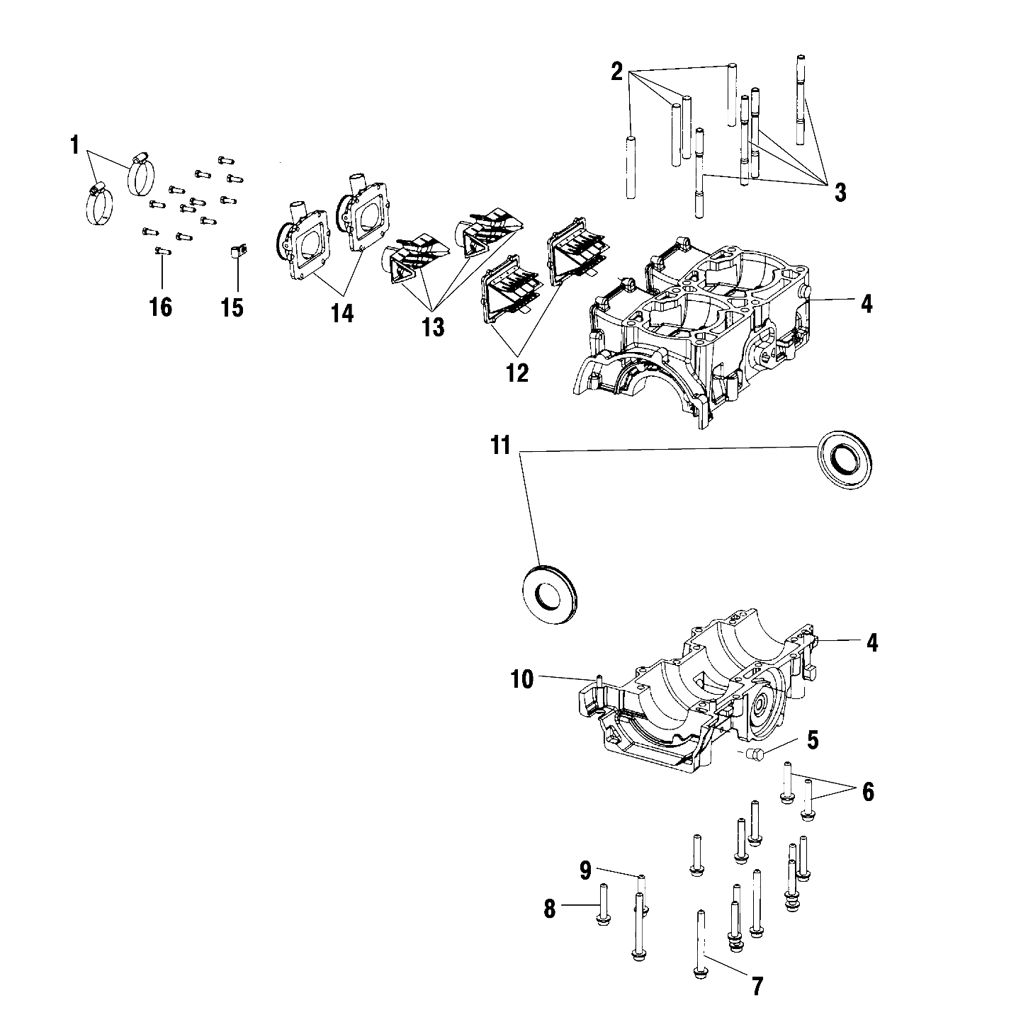 CRANKCASE - S01NX6ES (4968856885C006)