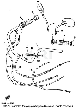 STEERING HANDLE CABLE