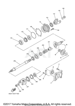 MIDDLE DRIVE GEAR