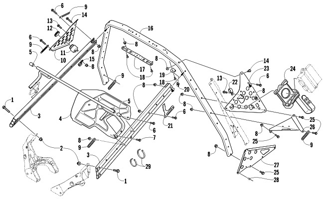 STEERING SUPPORT ASSEMBLY