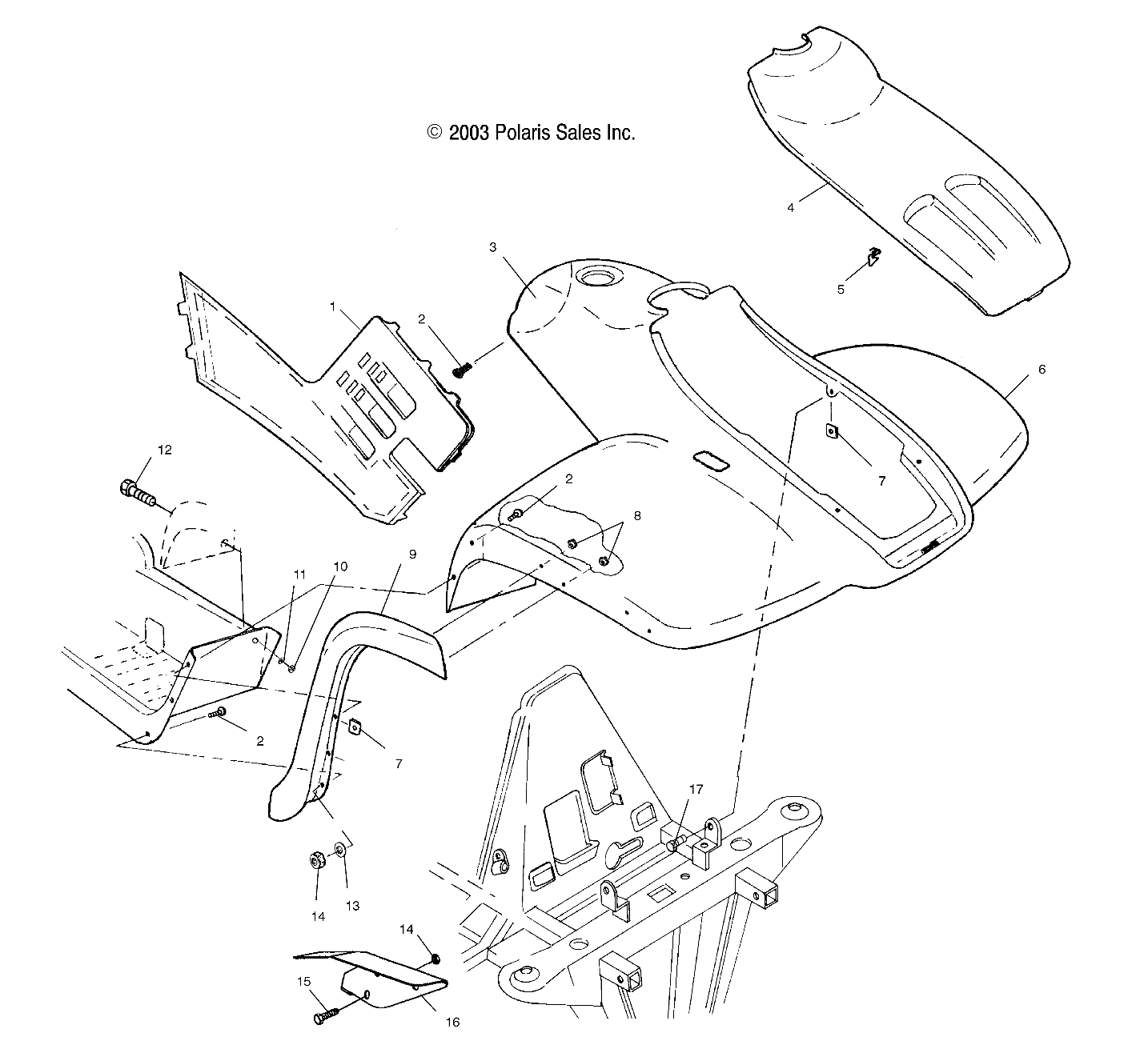 FRONT CAB - A04CB32AA/FC (4986188618A05)