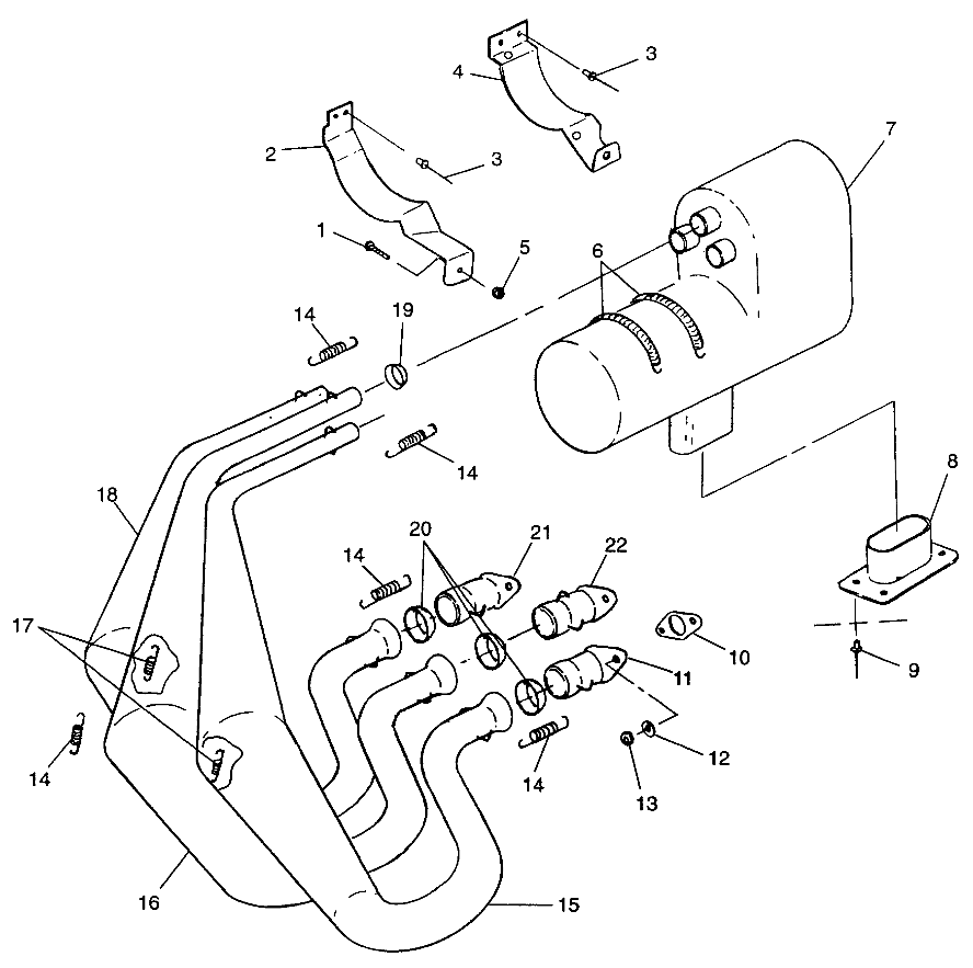 EXHAUST SYSTEM - H975678 (4939533953C004)